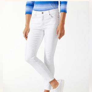 Tommy Bahama Ella Twill High-Rise Ankle Jeans